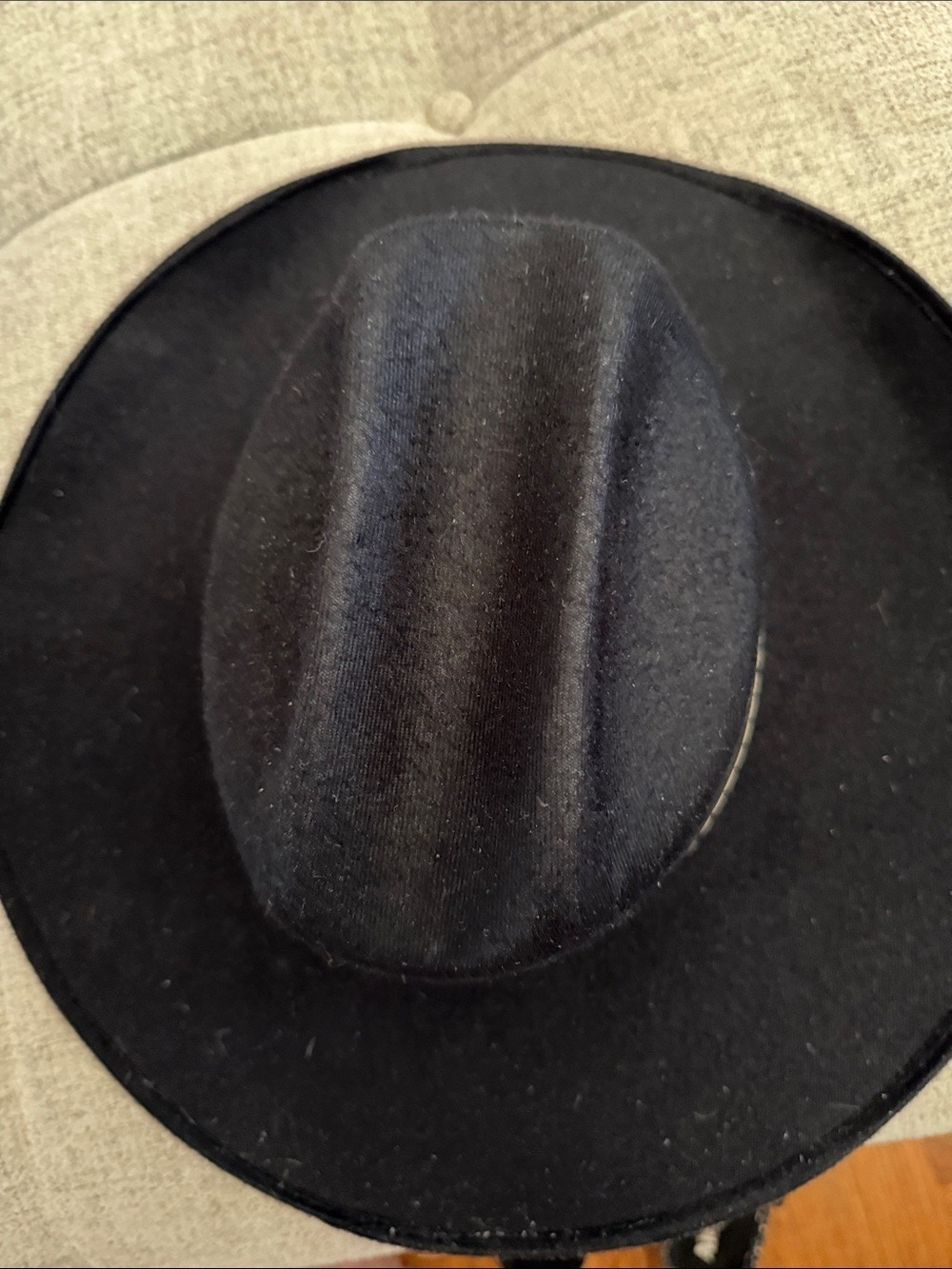 Summit Hats MX Black Wool Felt Cattleman Cowboy Vaquero Hat Small - Picture 7 of 7
